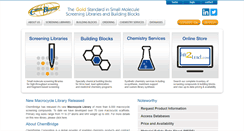 Desktop Screenshot of chembridge.com